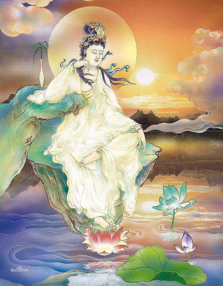 观音菩萨三十三相之施药观音