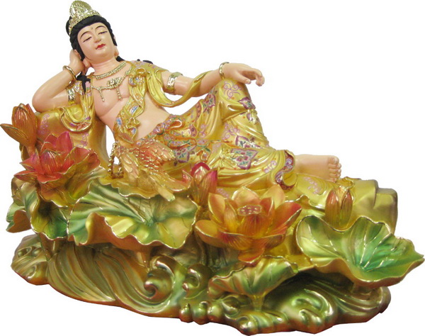 观音菩萨33相之莲卧观音